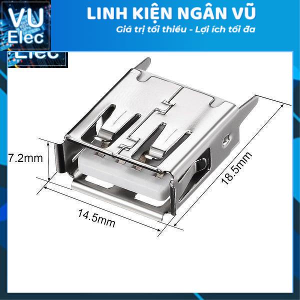 USB A DIP, SMD, 180 loại đực và cái