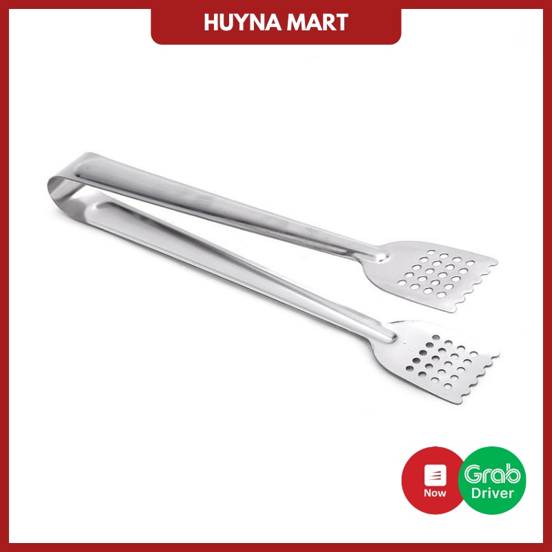 Kẹp Gắp Đá, Đồ Nướng Inox Huyna Mart Size Đại NB12