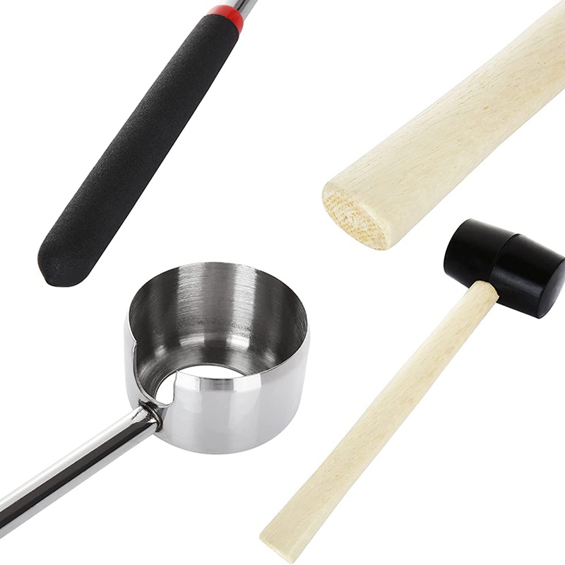 Bộ 5 Dụng Cụ Khui Dừa Bằng Thép Không Gỉ