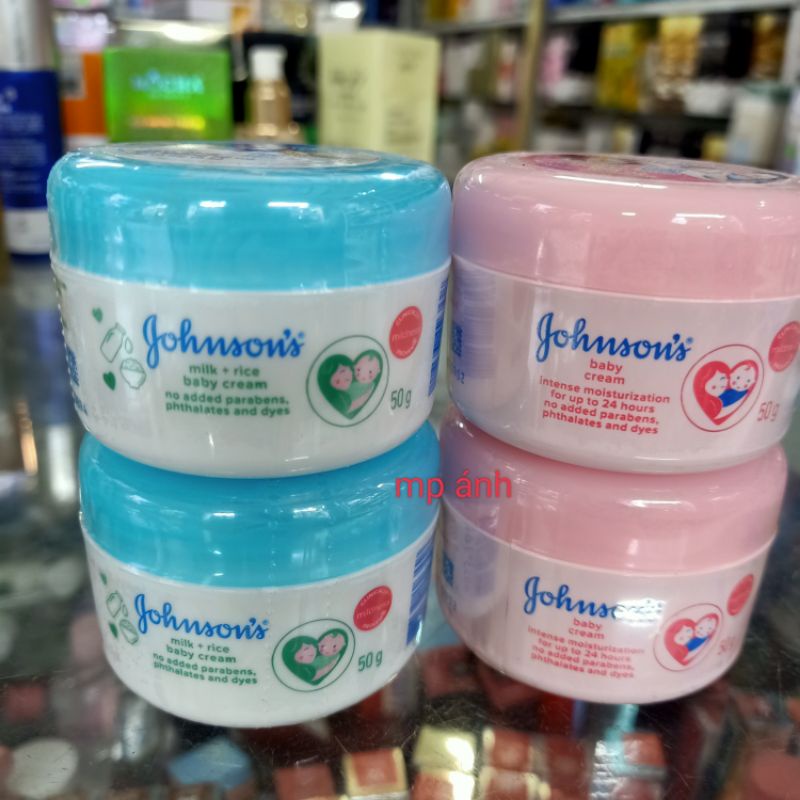 Kem dưỡng da gohnson's 50gr