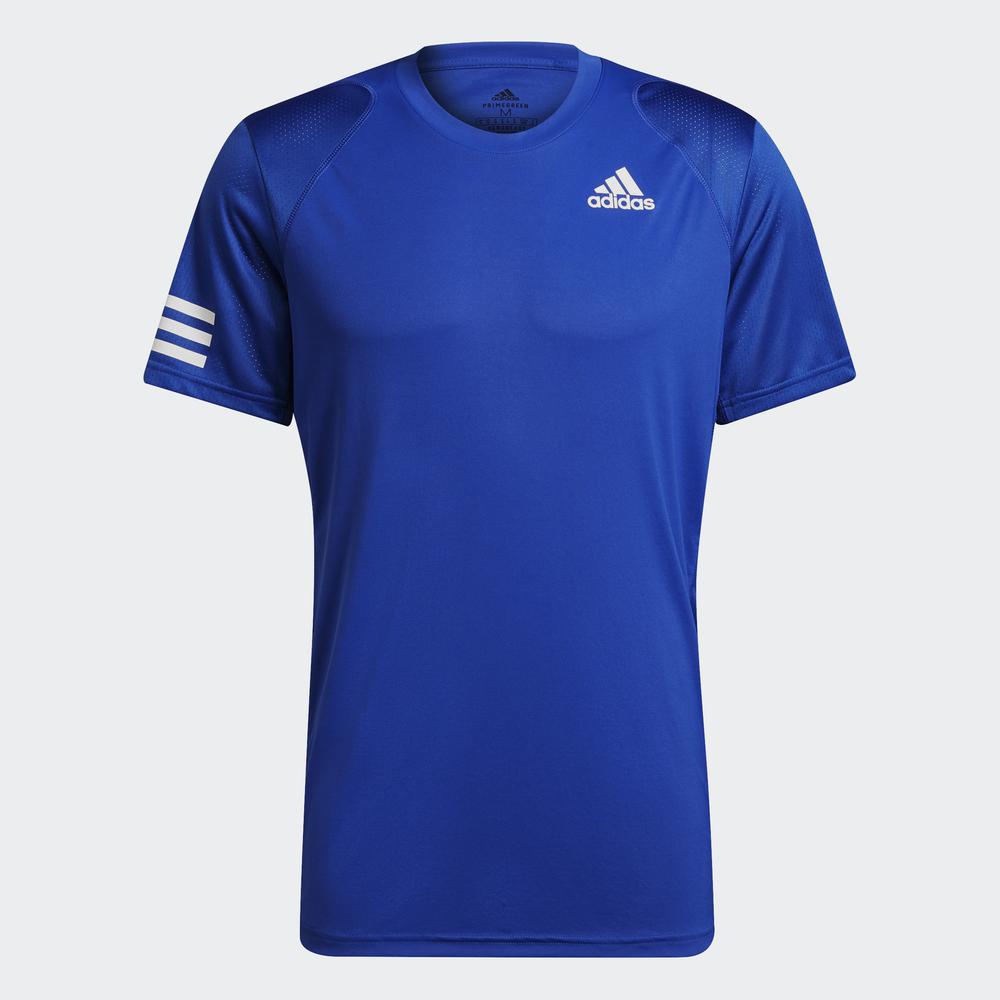 Áo Tee adidas TENNIS Nam Áo thun tennis 3 Sọc Club Màu xanh dương H34690