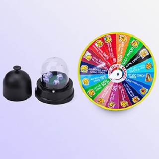 Combo Máy lắc xí ngầu Beer Club và Vòng quay ăn nhậu happy - ASAM