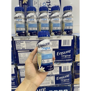 Thùng 30 chai sữa nước ensure mỹ loại 237m
