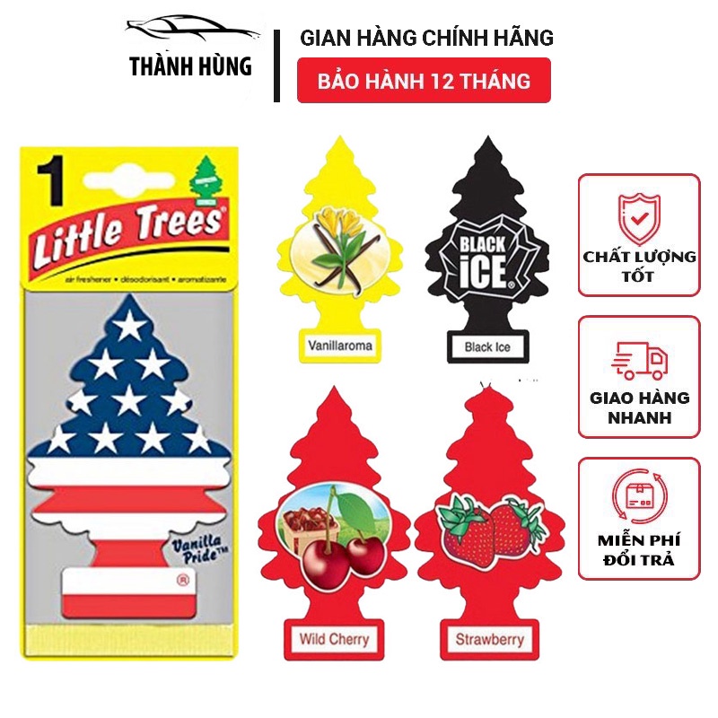 , Cây thông thơm⚡️Sài Là Thơm⚡️little trees,lá thông thơm usa của mỹ khử mùi ô tô, phòng ngủ, tủ quần áo, toilet ,