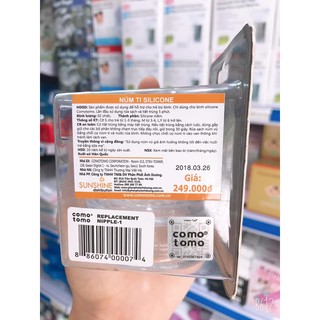 Núm ti thay thế bình sữa các size (1 tia ,2 tia ,3 tia,Y Cut)