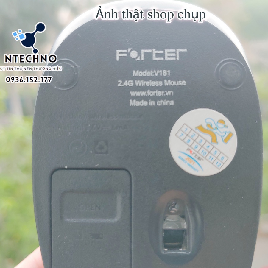 Chuột không dây wireless Forter V181 chính hãng siêu tốt dùng cho máy tính, laptop bảo hành đổi mới trong 6-12 tháng