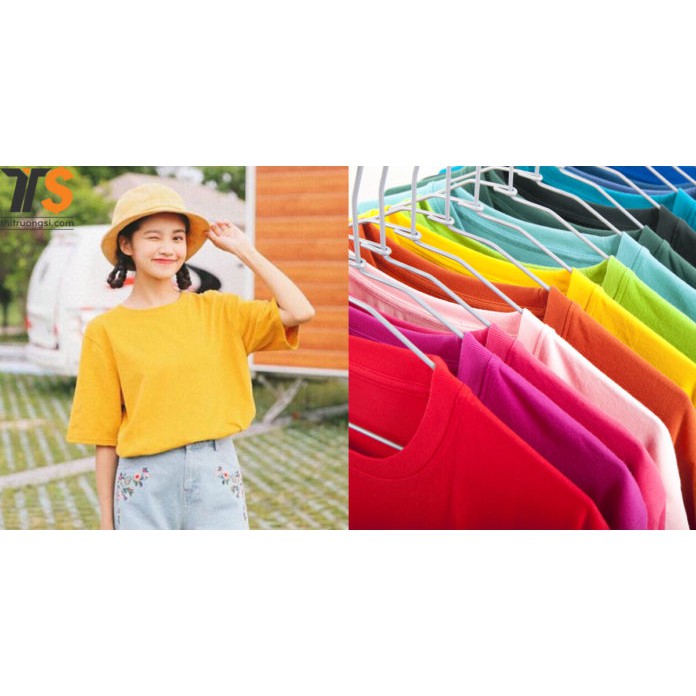 áo phông trơn nam nữ các màu