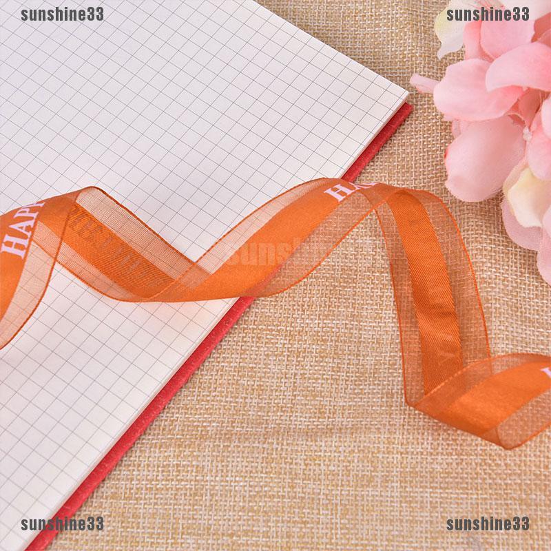 Cuộn Dây Ruy Băng Polyester In Chữ Happy Birthday 33