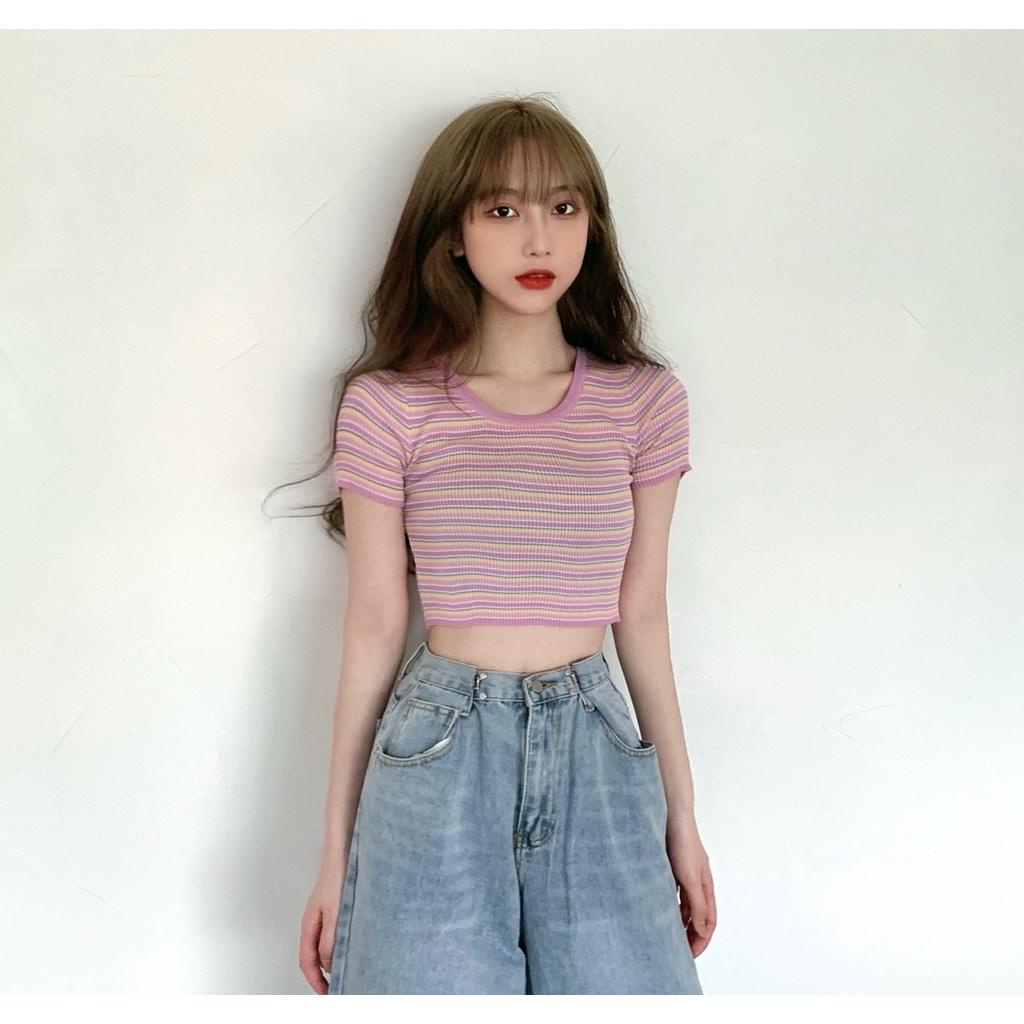 DUNEA Quần Jeans Dài Ống Loe Thời Trang Dành Cho Nữ