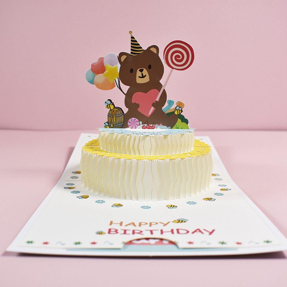 Thiệp Chúc Mừng Sinh Nhật 3D Cho Bé Gái