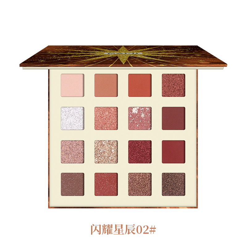 (hàng Mới Về) Bảng Phấn Mắt 16 Màu Sắc Hiệu Ứng Lì / Ánh Nhũ Tông Đất Thời Trang | BigBuy360 - bigbuy360.vn