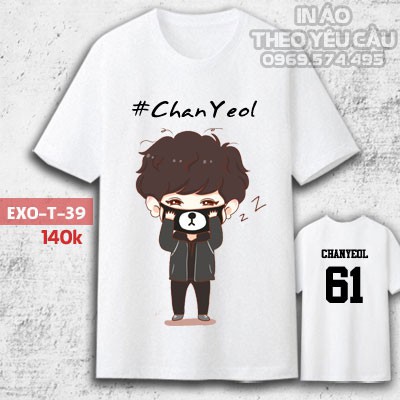 Áo Phông EXO Chanyeol Chibi Mới Nhất