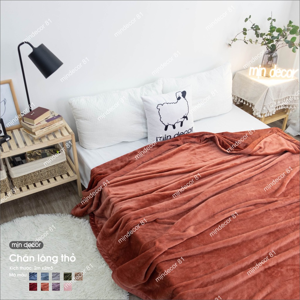 Chăn Lông Thỏ ☀️FREESHIP☀️ Chăn Lông Tuyết Muji ULTIMATE BLANKET - Chăn Hè Thu Đông