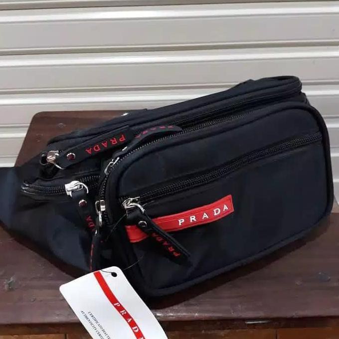 Túi xách Prada WAITSBAG SLEMPANG chính hãng màu đen nhập khẩu #1