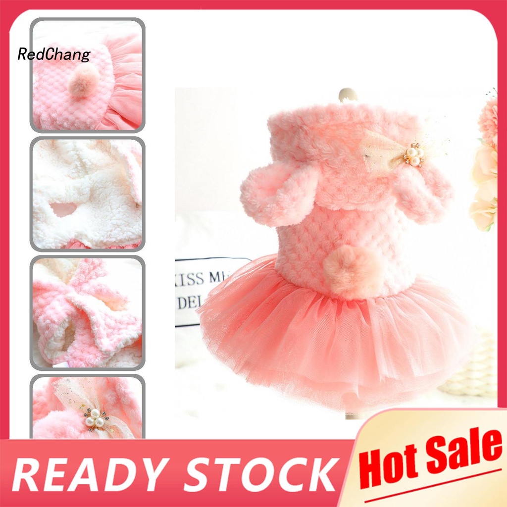 Đầm vải cotton mềm mại giữ ấm mùa đông cho thú cưng