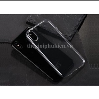 Ốp lưng trong suốt hãng imak phủ nano chống sước cho iphone XS max