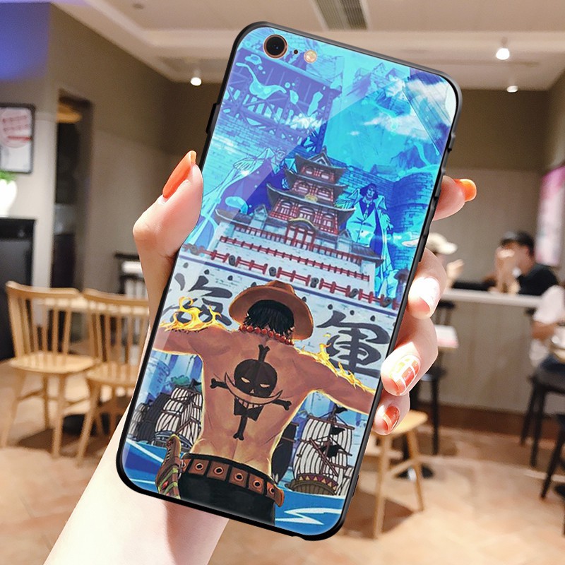 Ốp lưng kính cường lực in hình hoạt hình cực chất dành cho Xiaomi Note 8pro/ Mi 8se/Mi 9/Redmi7/6A/Redmi 6