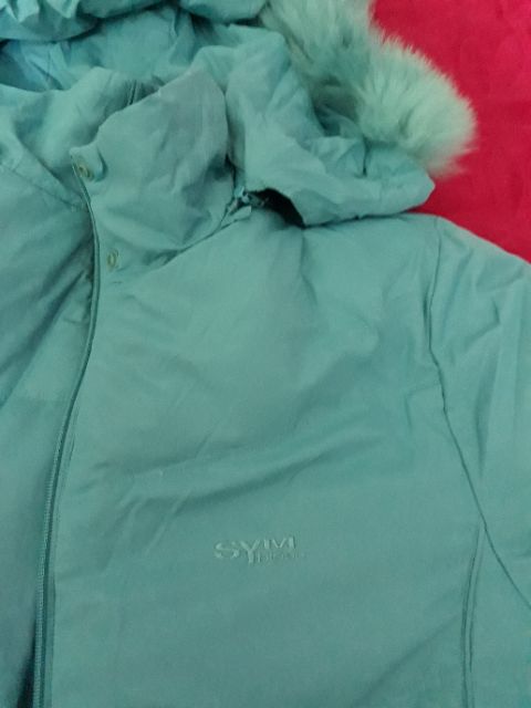 áo phao xanh lông vũ | BigBuy360 - bigbuy360.vn