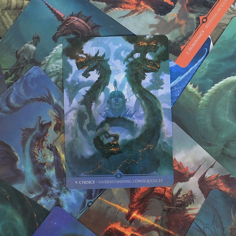 33 Pcs Star Dragons Oracle Card Game