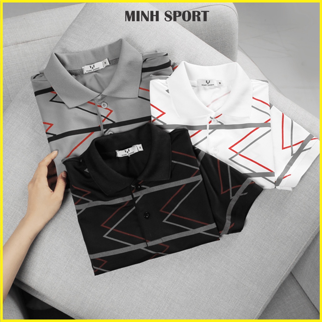 Áo Thun Polo Nam Cổ Bẻ In Họa Tiết Zic Zắc mã AO.45