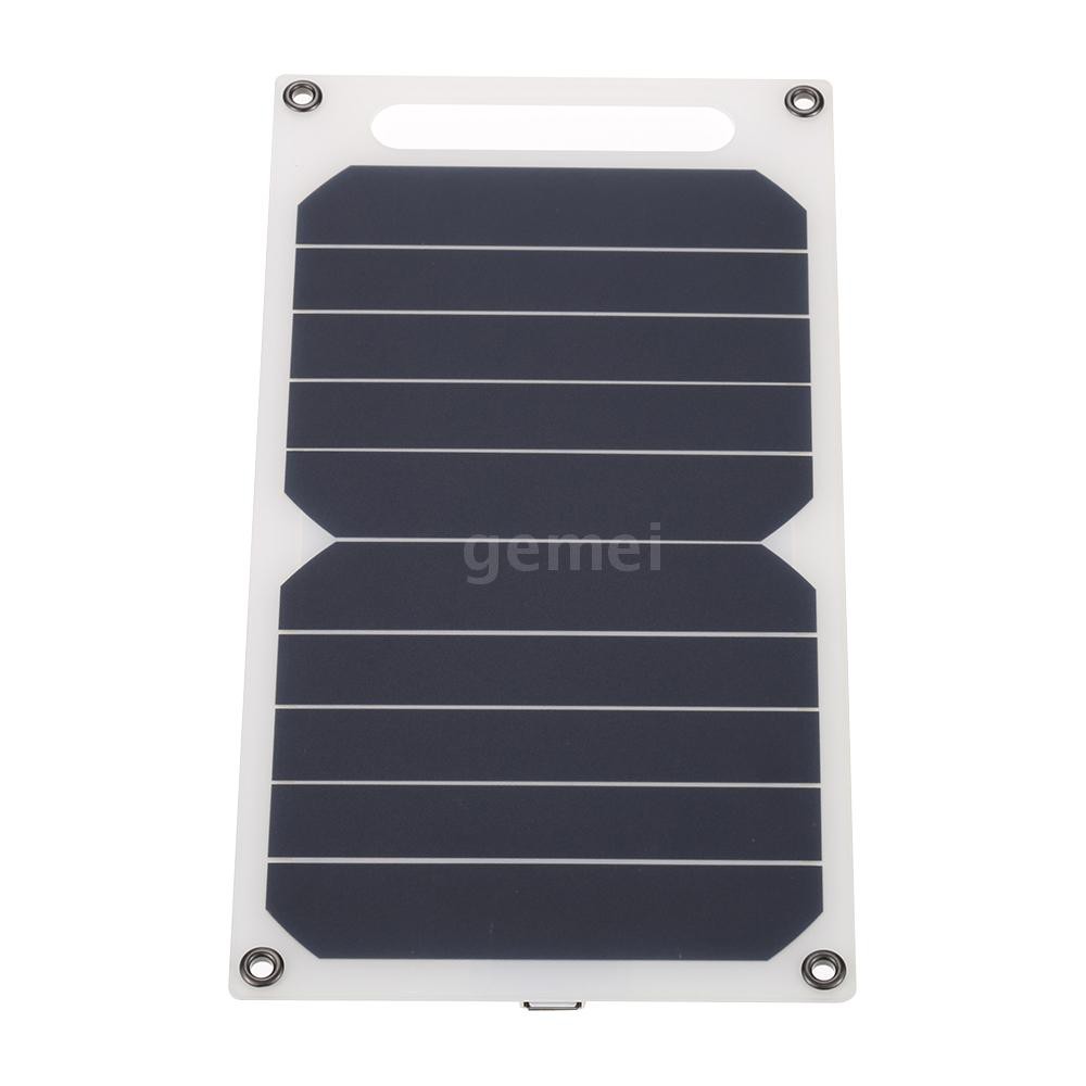 Tấm sạc pin năng lượng mặt trời di động 10W 5V cho iPhone 6S / 6 / Plus iPad Galaxy