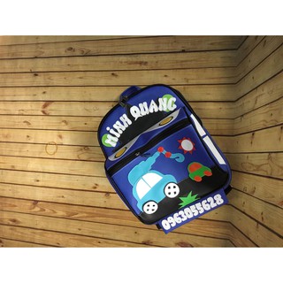 Balo handmade thêu tên+ sđt
