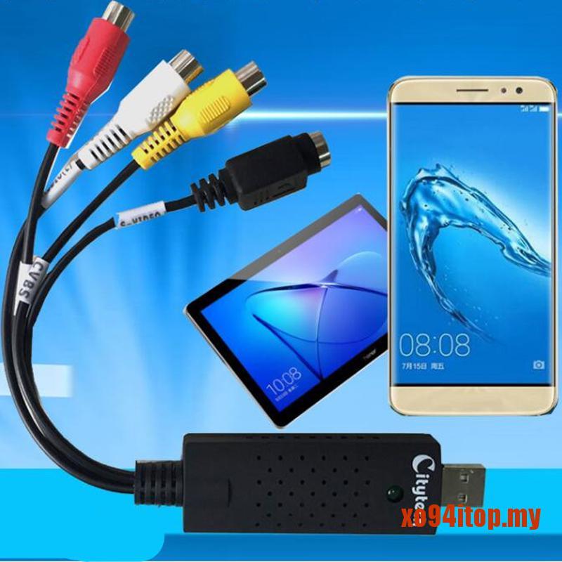 Bộ Chuyển Đổi Thẻ Âm Thanh Video Vhs Sang Kỹ Thuật Số Usb 2.0