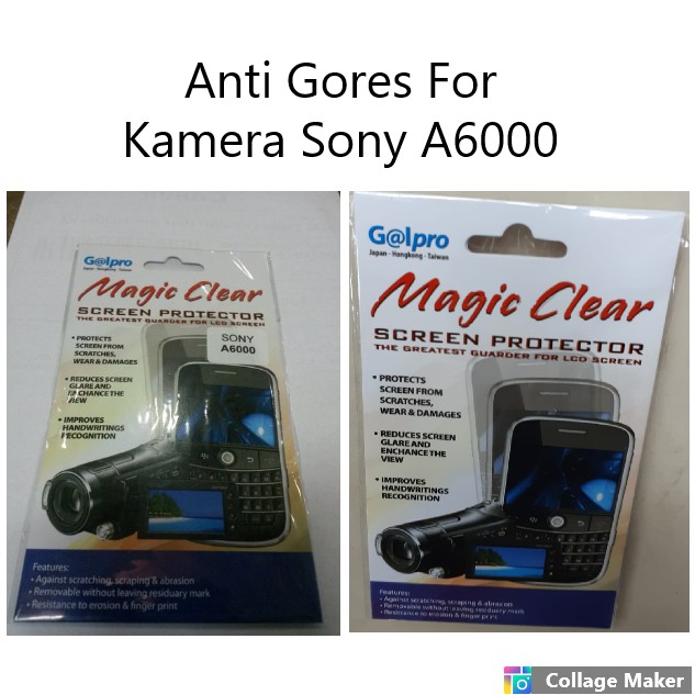 Miếng Dán Màn Hình Chống Trầy Cho Máy Ảnh Sony A6000