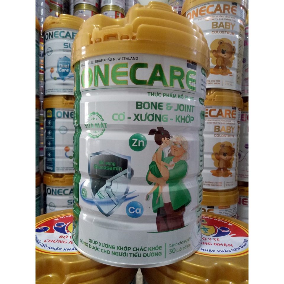 Sữa cơ xương khớp Onecare 900g – Giúp xương khớp chắc khỏe dùng được cho người tiểu đường