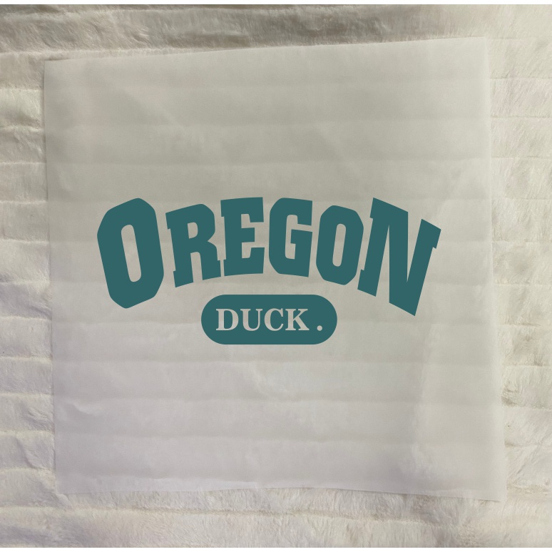 hình nhiệt decan pet chữ OREGON