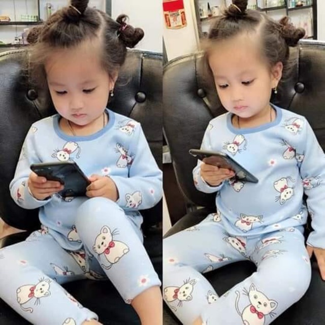 Bộ nỉ bé gái/bé trai 11-20 kg