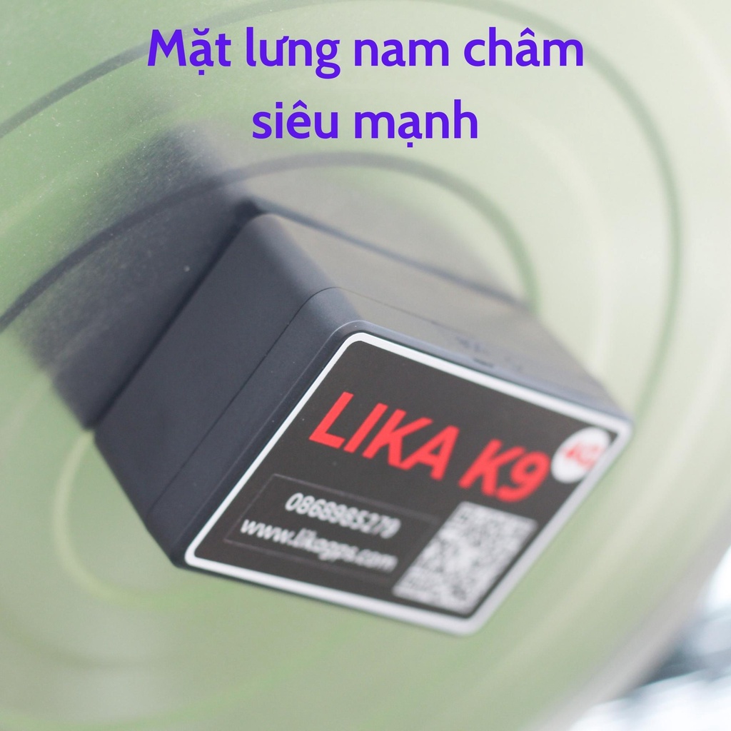 Định vị không dây K9 4G - Giám sát xe máy ô tô độ chính xác cao, nghe âm thanh, nam châm siêu mạnh