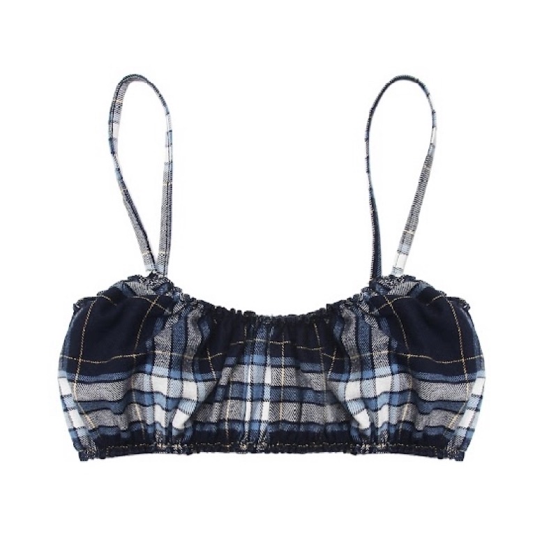 Áo ERRORIST checked bra xanh | BigBuy360 - bigbuy360.vn