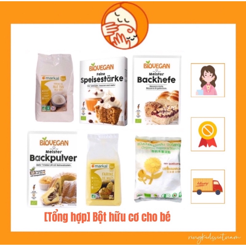 BỘT HỮU CƠ LÀM BÁNH CHO BÉ
