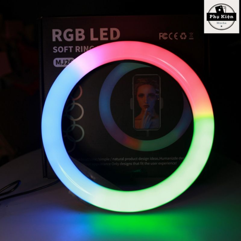 Đèn Livestream Nhiều Màu RGB Quay Tiktok.
