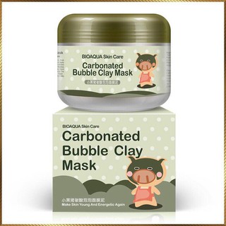 [Hàng mới về] Mặt nạ dưỡng da cấp ẩm sủi bọt thải độc Carbonated Bioaqua chất lượng cao