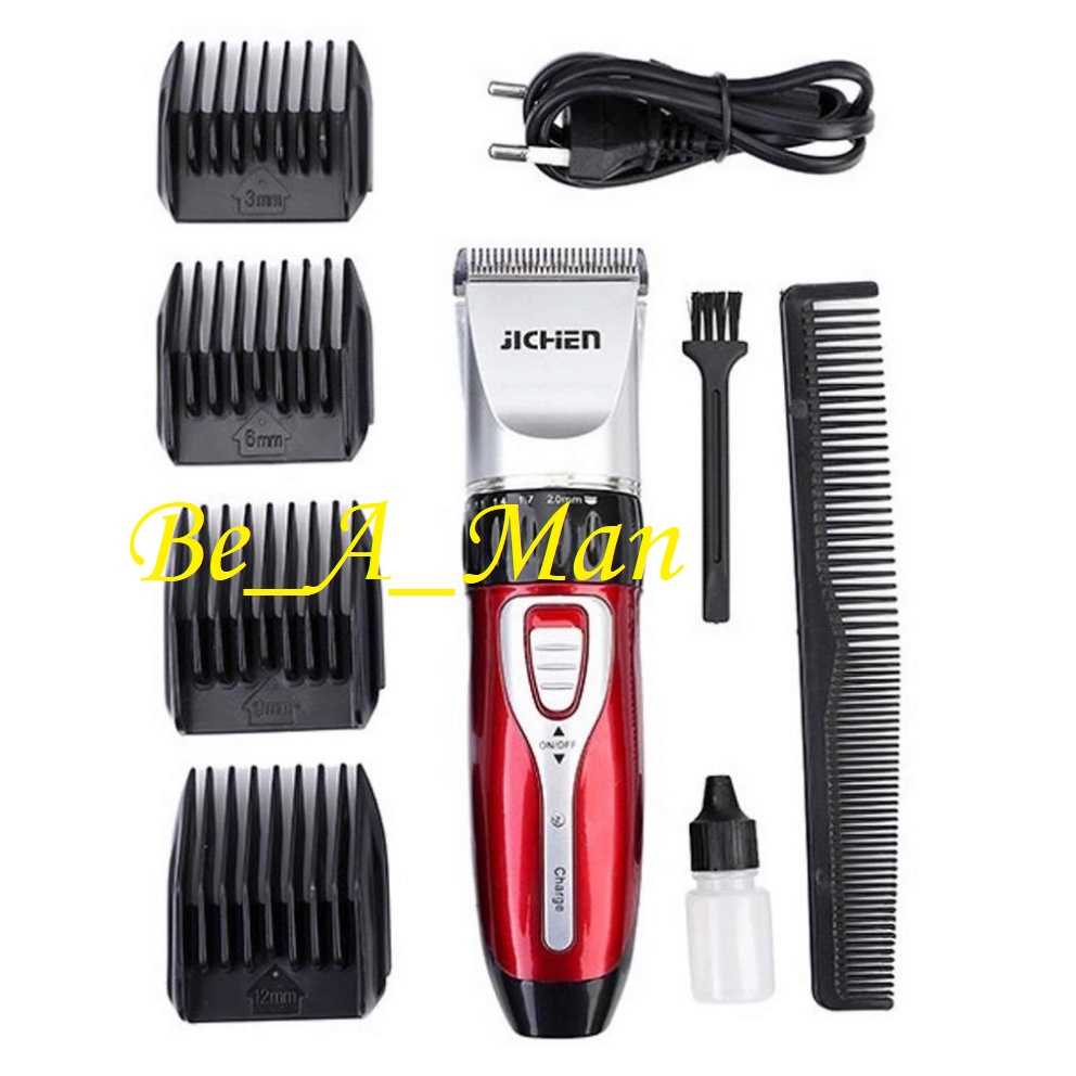 Tông, tong, ton đơ cắt tóc nam, nữ, trẻ em sạc pin, máy cắt tóc tại nhà Jichen DC025