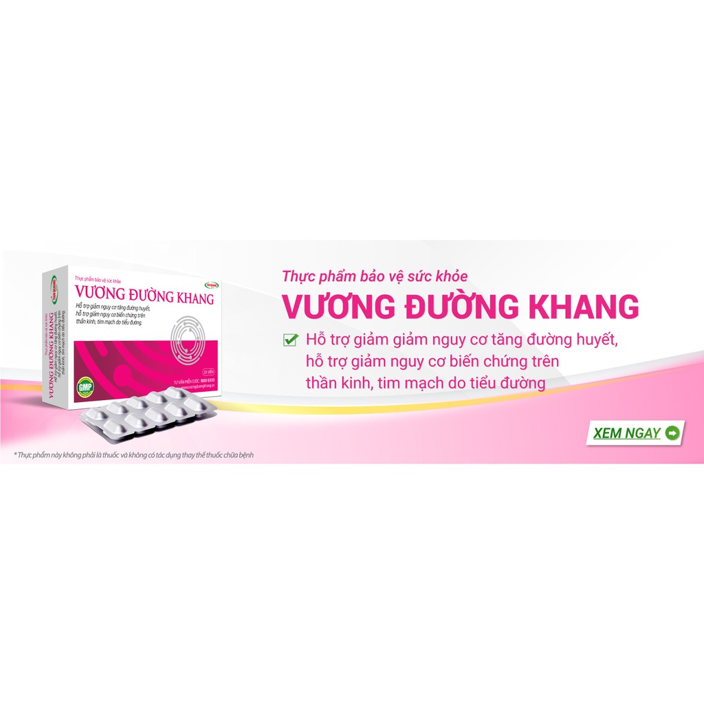 Vương Đường Khang lọ 60 viên hộp 20 viên