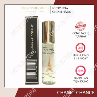 Nước hoa nữ, tinh dầu nước hoa chanel chance w 12ml - tươi mát, gợi cảm
