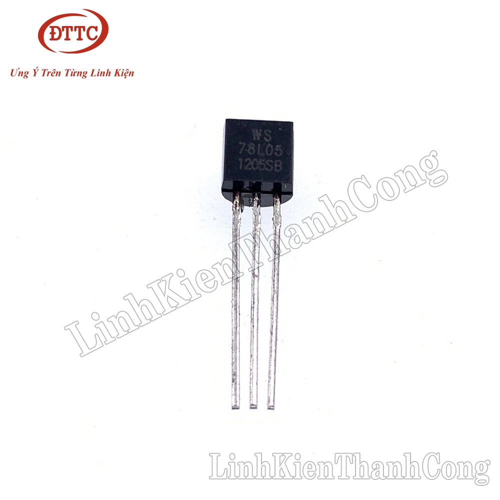 IC Nguồn Ổn Áp 78L05 5V 0.1A TO92