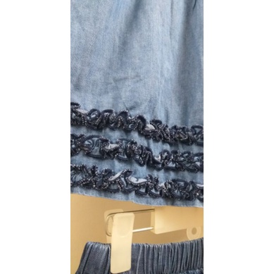 Chân váy vải bò giấy có chip quần size đại cho bé 16-40kg