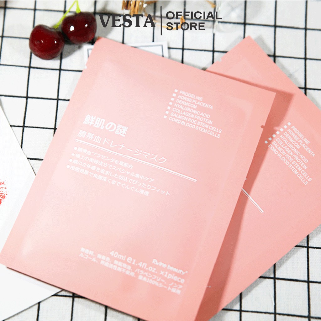 Mặt Nạ Nhau Thai Cừu 💞𝑭𝒓𝒆𝒆𝒔𝒉𝒊𝒑💖 Mặt Nạ Tế Bào Gốc - Mask Cuống Rốn Nhật Bản Rwine Beauty | BigBuy360 - bigbuy360.vn