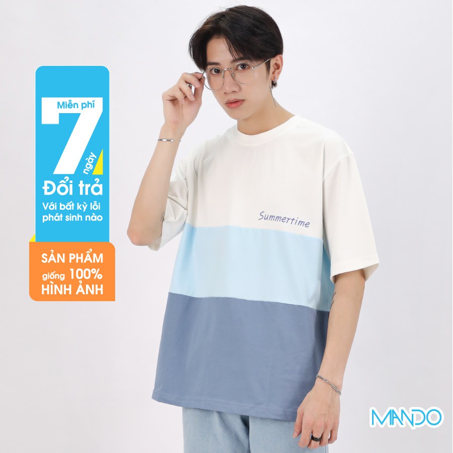 [New] Áo Phông Summer Time Nam 3 Màu Phong Cách Hàn Quốc Thời Trang Nam ManDo - PDN092
