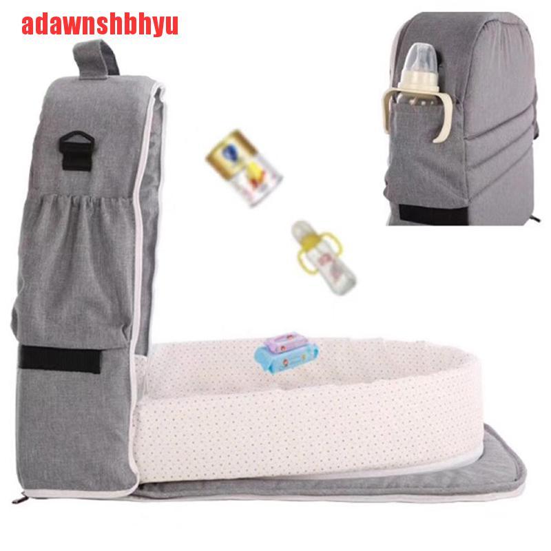 [adawnshbhyu]Portable Anti-mosquito Foldable Baby Crib Outdoor Travel Bed Breathable Cover