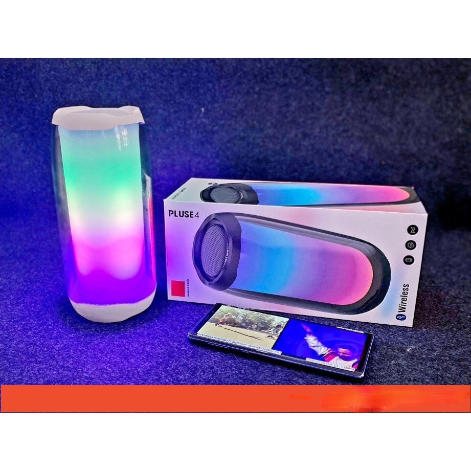 Loa Bluetooth JBL pulse 4 Đèn Led 360 Âm Thanh Chuẩn  Bass Căng Đét Hàng Cao Cấp