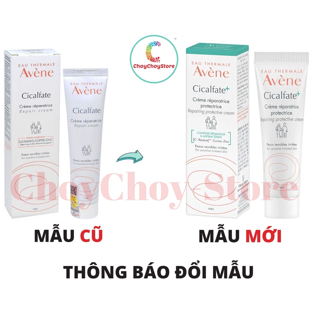 [TEM CTY] Avene Cicalfate Cream 15mL &amp; 40mL - Kem Dưỡng Phục Hồi Da, Lành Sẹo Mụn