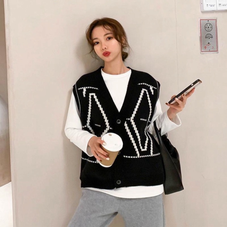 Áo Gile Len Nữ, Gile Len Đen Mỏng Cổ Tim Chất Đẹp New DARAboutique