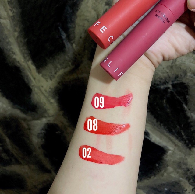 FOLLOW SHOP 6/8 Son kem lì It’s Skin Life Color Lip Crush Matte