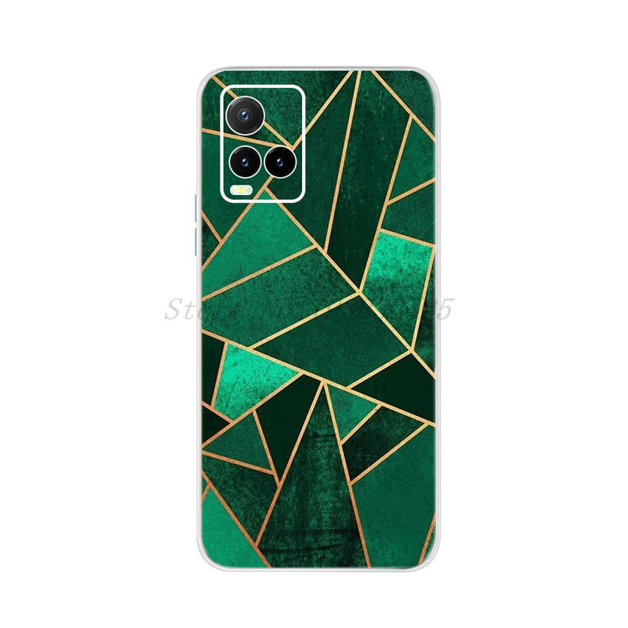 Ốp điện thoại mềm chống sốc in hình hoa tulip thích hợp cho vivo y33s y21s y21 2021 vivo y21 y 21 2021