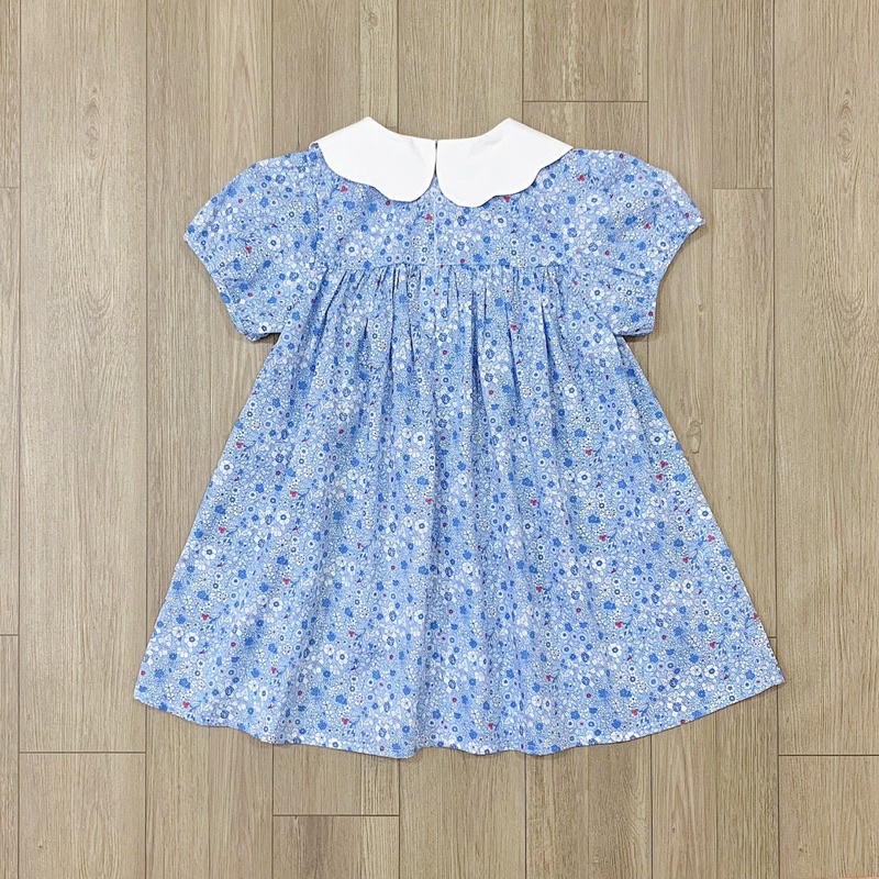 Váy smock hoa Pimpollo- HÀNG SALE KO ĐỔI TRẢ